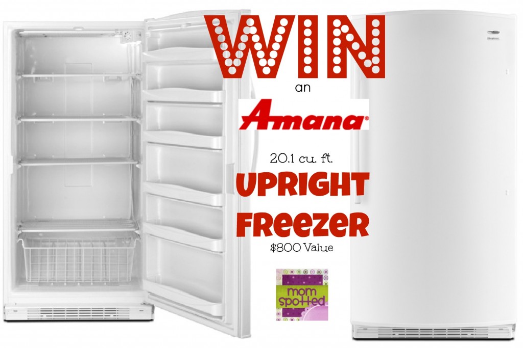 I love my Amana 20.1 cu. ft. Upright Freezer! {Review & Giveaway} $800  Value! - Mom Spotted